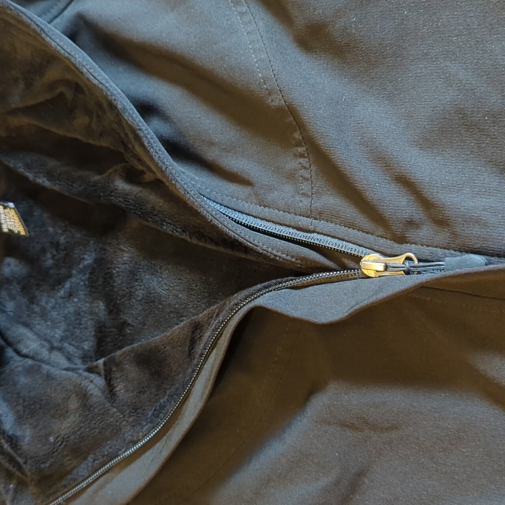 Kirkland Ladies Soft Shell Black Hooded Jacket Size XXL So Soft Inside Like New - Picture 5 of 7